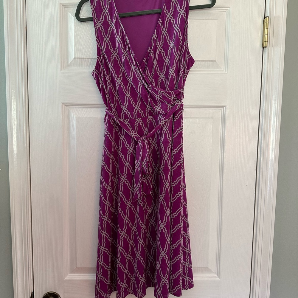 41 Hawthorn large faux wrap dress